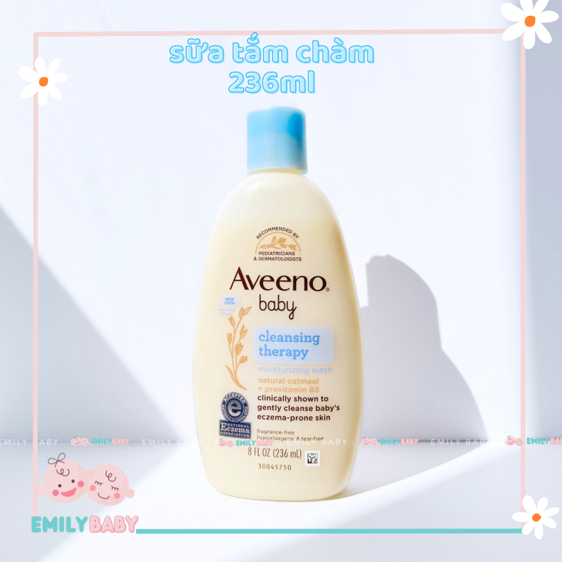 Sữa tắm chàm cho bé AVEENO BABY Eczema Cleansing 236ml