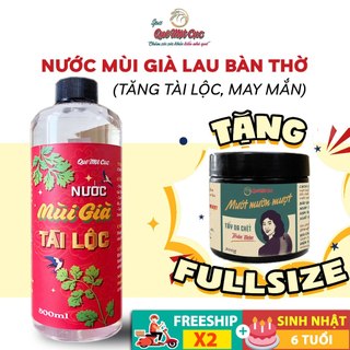 Nước mùi già tài lộc, lau bàn thờ, đồ phong thủy, trang sức gia tăng may mắn, tài lộc, vượng khí spa quê một cục 500ml
