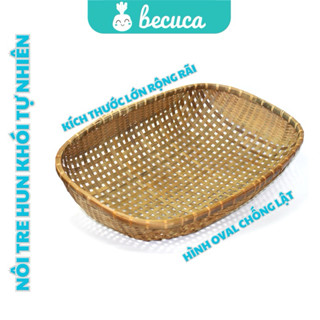 Nôi tre chống cong lưng 100% từ tre tự nhiên, an toàn cho bé.