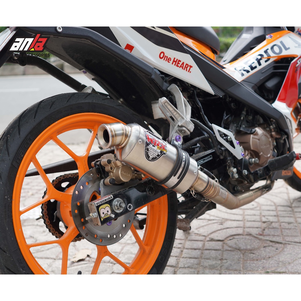 Pô WRX Oval ngắn K1 - Hàng chính hãng WRX Indonesia