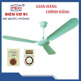 Quạt trần 3 cánh sắt điện cơ 91 Bộ Quốc Phòng QT1400 sử dụng hộp số 5 cấp