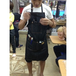 TẠP DỀ BARBER - VẢI DENIM BARBERSHOP, Tạp Dề Cắt Toc Nam