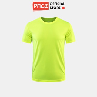 Áo thể thao chạy bộ nam PACE Running cho chạy marathon chạy trail mỏng nhẹ thoáng khí màu xanh chuối