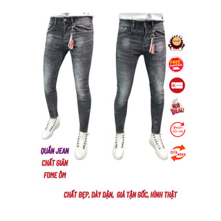 quần jean nam cao cấp XÁM NÂU CÀO XƯỚC 1234 mẫu mới thời trang. chất lượng jean co giãn tốt. quần bò nam phong cách