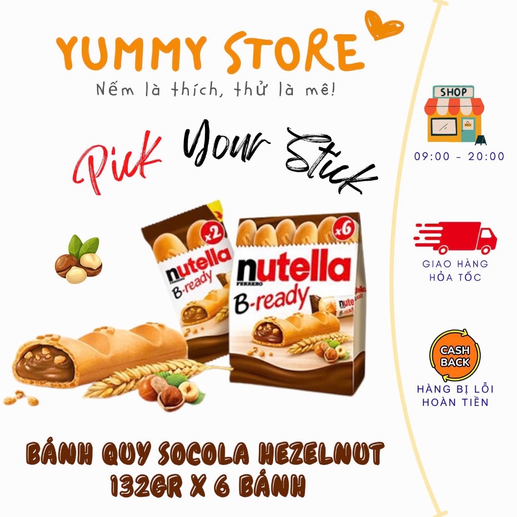Bánh Socola Nutella B-ready