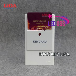 💥Giá Sỉ💥Bộ công tắc ngắt điện dùng chìa khóa thẻ LiOA 30A - Dùng cho nhà nghỉ, khách sạn