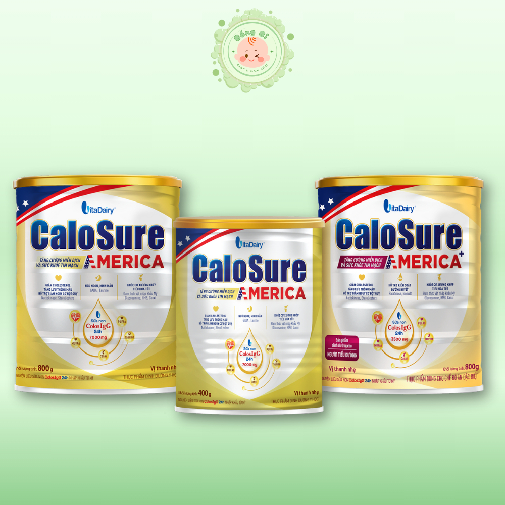 Sữa Calosure America Thanh Nhẹ_Calosure America Tiểu Đường ( Date Luôn Mới )