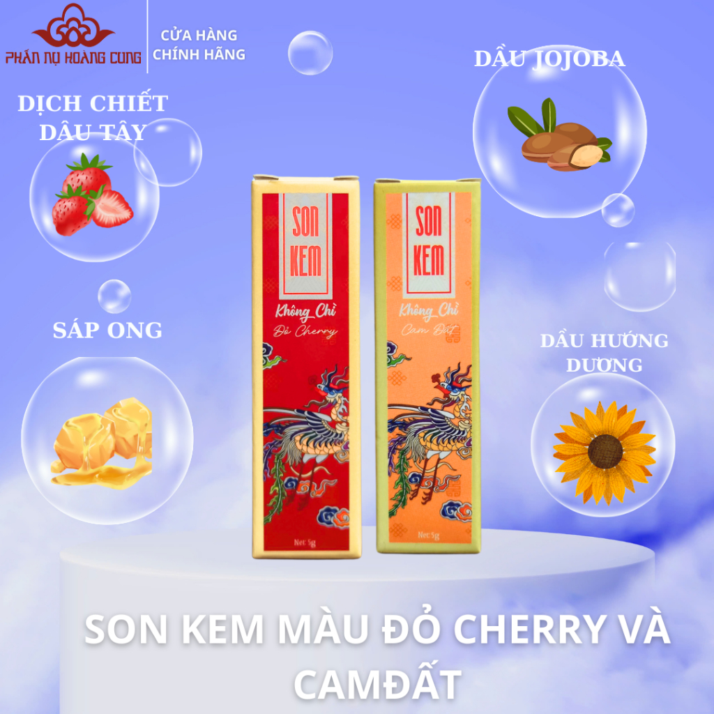 COMBO 2 thỏi Son Lì Phấn Nụ Hoàng Cung
