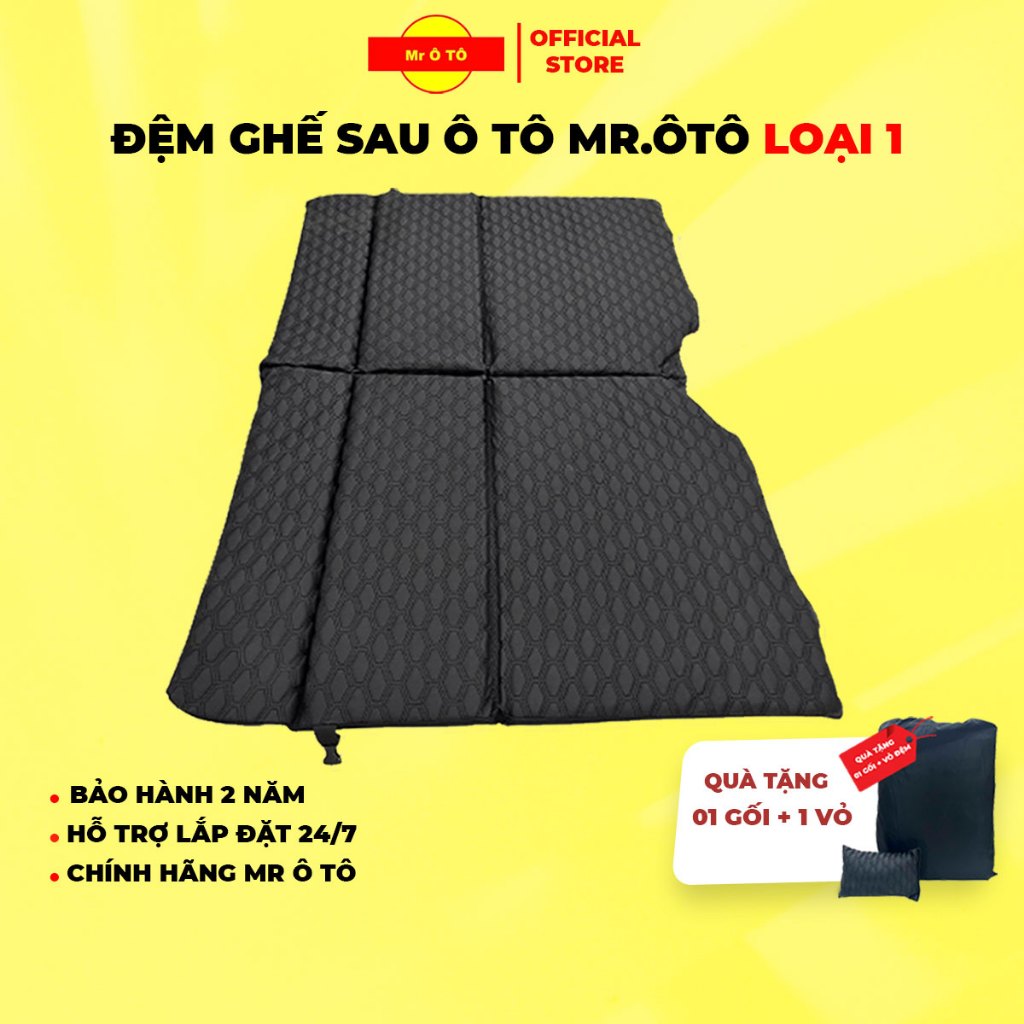 Đệm xe ô tô loại 1 chính hãng MR ÔTÔ gỗ tự nhiên ép plywood, nệm giường ô tô gấp gọn, không mùi, bảo hành 2 năm DG001