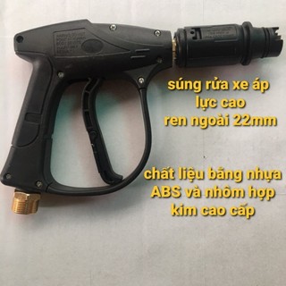 SÚNG RỬA XE ÁP LỰC CAO REN 22MM. SÚNG RỬA XE ÁP LỰC CAO LOẠI 1. SÚNG RỬA XE CAO ÁP. SÚNG RỬA XE ÁP LỰC CAO HÀNG CAO CẤP