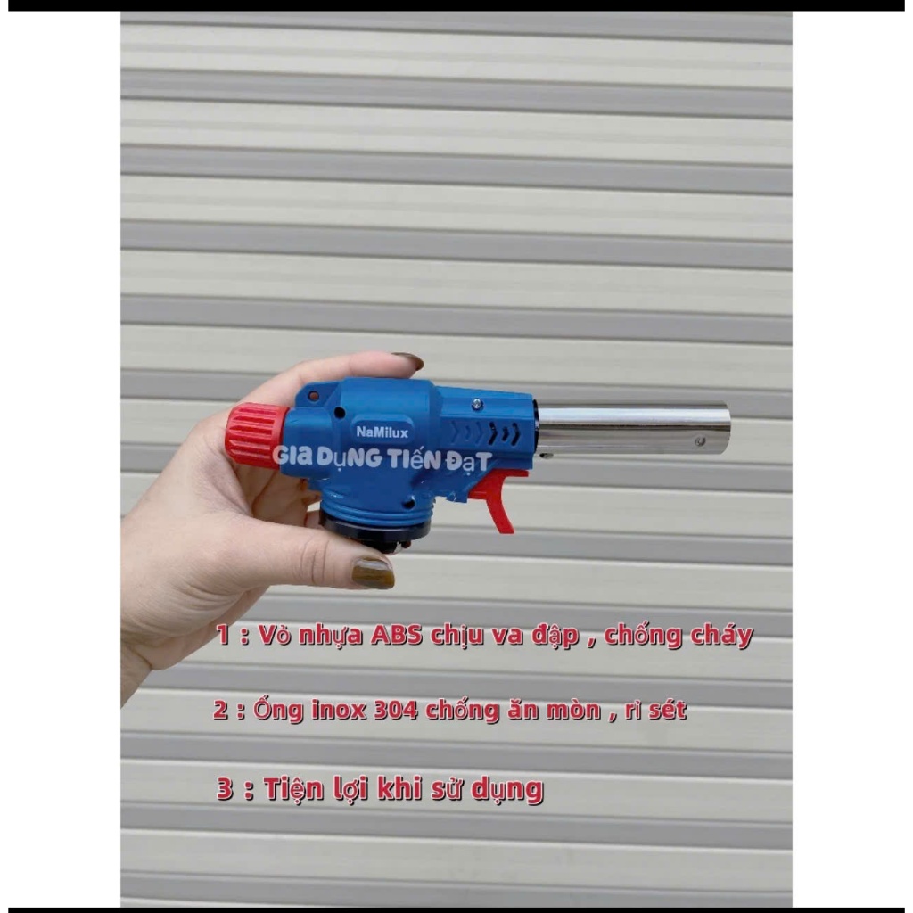 Đèn khò gas cao cấp Namilux TS1719RN (hàng loại 1)