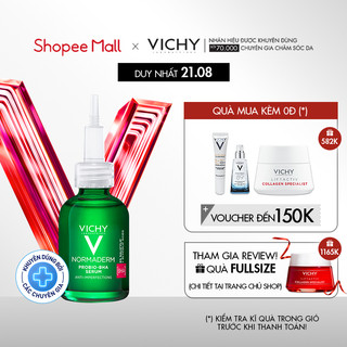 Tinh chất giúp dịu da tức thì và giảm mụn rõ rệt sau 7 ngày Vichy Normaderm Probio-BHA 30ml