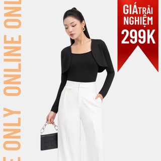 Áo thun mỏng khoác ngoài dài tay dáng Croptop IVY moda MS 61T0234
