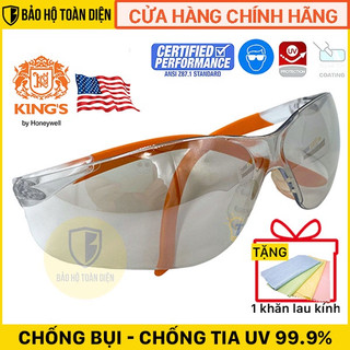 [TẶNG KHĂN LAU KÍNH ] Kính bảo hộ Kings KY 2223 _ Kính chống bụi, chắn gió, tia UV