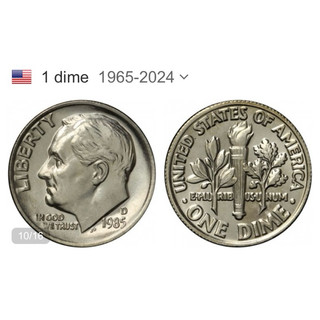 Xu 1 dime roosevelt dime 1965-2023