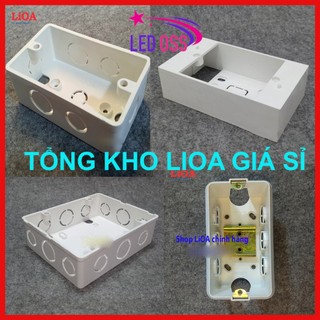 💥Giá Sỉ💥 Đế âm chống cháy LiOA dùng cho các mặt chữ nhật, mặt vuông. Hàng chính hãng