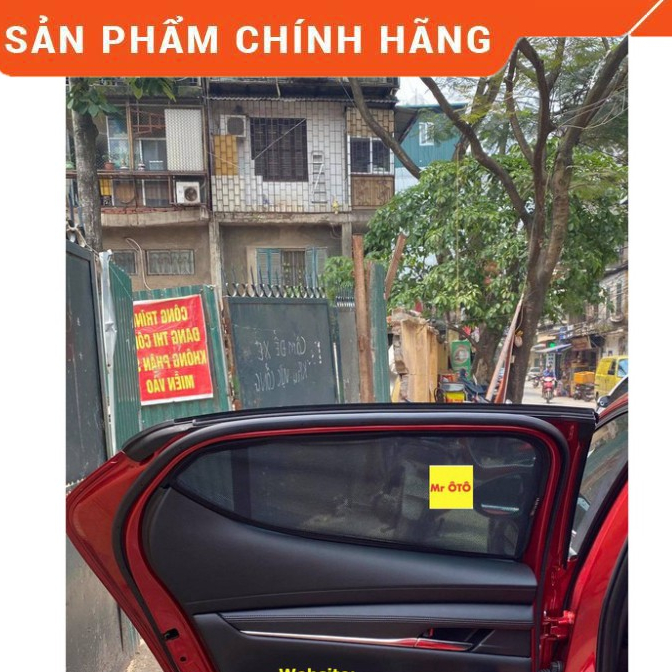 Rèm Che Nắng Xe Mazda 3 Hatback 2020- 2024 Loại-Mr Ô Tô(Rèm Mr ô tô chính hãng vừa khít 100%)