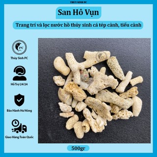 100gr san hô vụn lọc nước bể cá cảnh thuỷ sinh