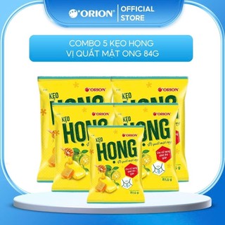 Combo 5 gói kẹo ngậm họng vị quất mật ong gói 84g