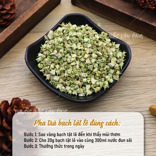 Bạch tật lê 500g, đã sao vàng hạ thổ, trà bạch tật lê, thơm, sạch, không lẫn tạp chất - Lãn Ông