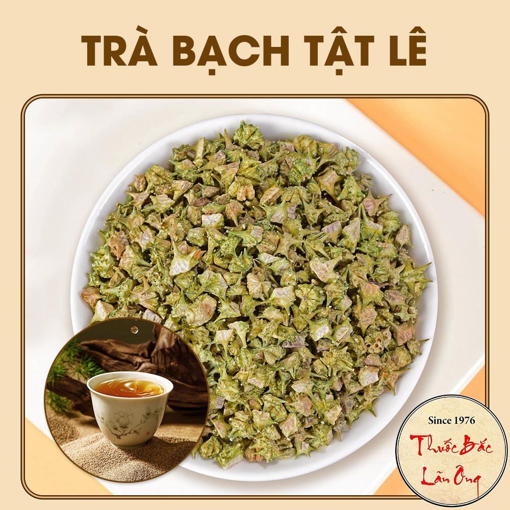 Bạch tật lê 500g, đã sao vàng hạ thổ, trà bạch tật lê, thơm, sạch, không lẫn tạp chất - Lãn Ông