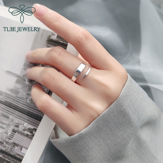 Nhẫn bạc unisex TLEE vát basic cá tính TLEE JEWELRY A0289