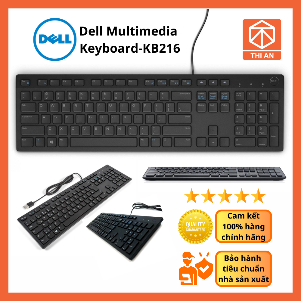 Bàn phím có dây Dell KB216  - Hàng chính hãng