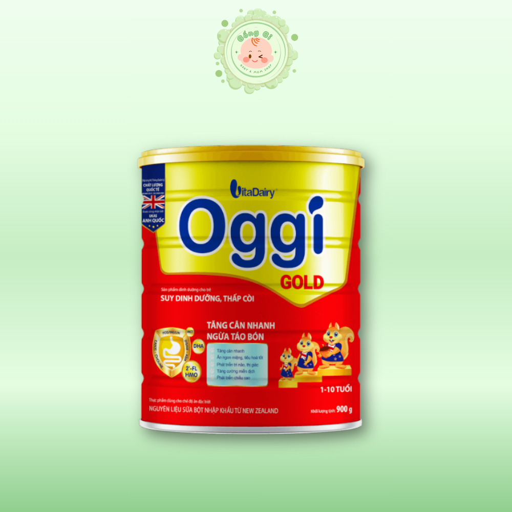 [Quét QR Tích Điểm] Sữa Oggi Gold Lon 900g