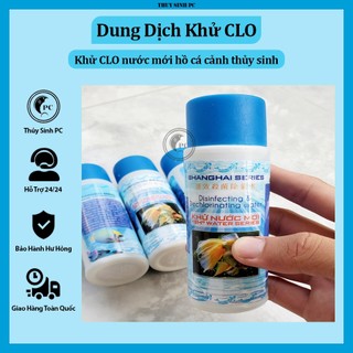 Dung dịch khử Clo trong nước mới hồ cá cảnh thủy sinh