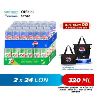 Combo 1 thùng 24 lon pepsi và 1 thùng 24 lon 7up