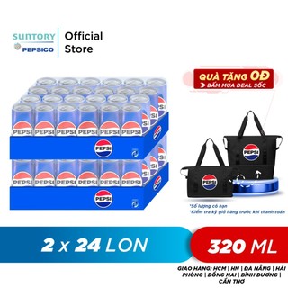 Combo 2 thùng 24 lon pepsi
