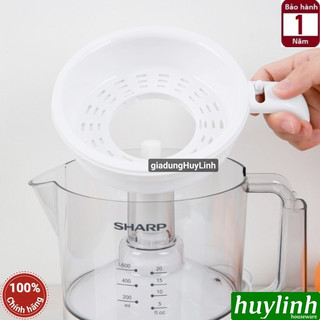 Máy vắt cam Sharp EJ-J256-WH - Công suất 25W - 2 đầu vắt