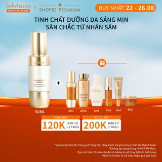 Tinh chất dưỡng da sáng mịn, săn chắc từ nhân sâm 50ml - sulwhasoo c.g.brightening serum 50ml