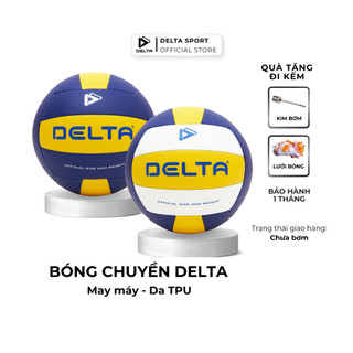 Bóng chuyền tập luyện DELTA 5C chất liệu da TPU mềm nhẹ chơi trên nhiều bề mặt sân, chống nước tốt