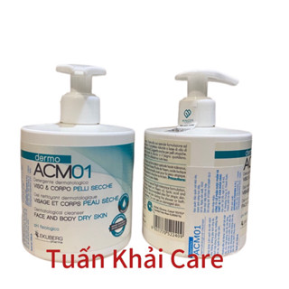 DERMO ACM01 - Sữa rửa mặt và thân thể dành cho làn da mỏng manh, nhạy cảm