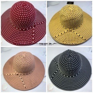 Nón bo dù mè - mũ vành nhỏ cột nơ thời trang nữ