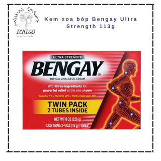 Kem xoa bóp giảm đau BENGAY Ultra Strength 113g x 2tuýp của Mỹ