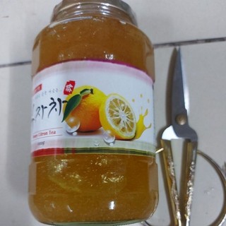 Mật ong chanh đào hàn quốc.chai 1kg.