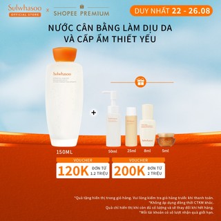 Nước Cân Bằng Da Sulwhasoo Essential Comfort Balancing Water 150ml Cấp Ẩm và Dưỡng Chất