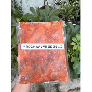 1kg vụn cá hồi loại 1 cho chó mèo