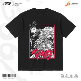 Áo thun Unisex Berserk Guts Griffith Digital Art Cotton 100% ngắn tay