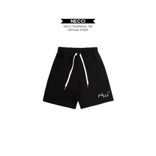 Quần short thun nam/nữ local brand necci signature pant/black thể thao chính hãng