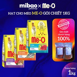 Thức Ăn Cho Mèo Me-O Hạt Khô Vị Cá Ngừ, Cá Thu, Hải Sản TÚI CHIẾC 1KG - Mibao Pet Shop