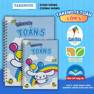 Sổ tay takenote toán 5 - sổ tay công thức toán học lớp 5 takenotes.beta học giỏi toán lớp 5