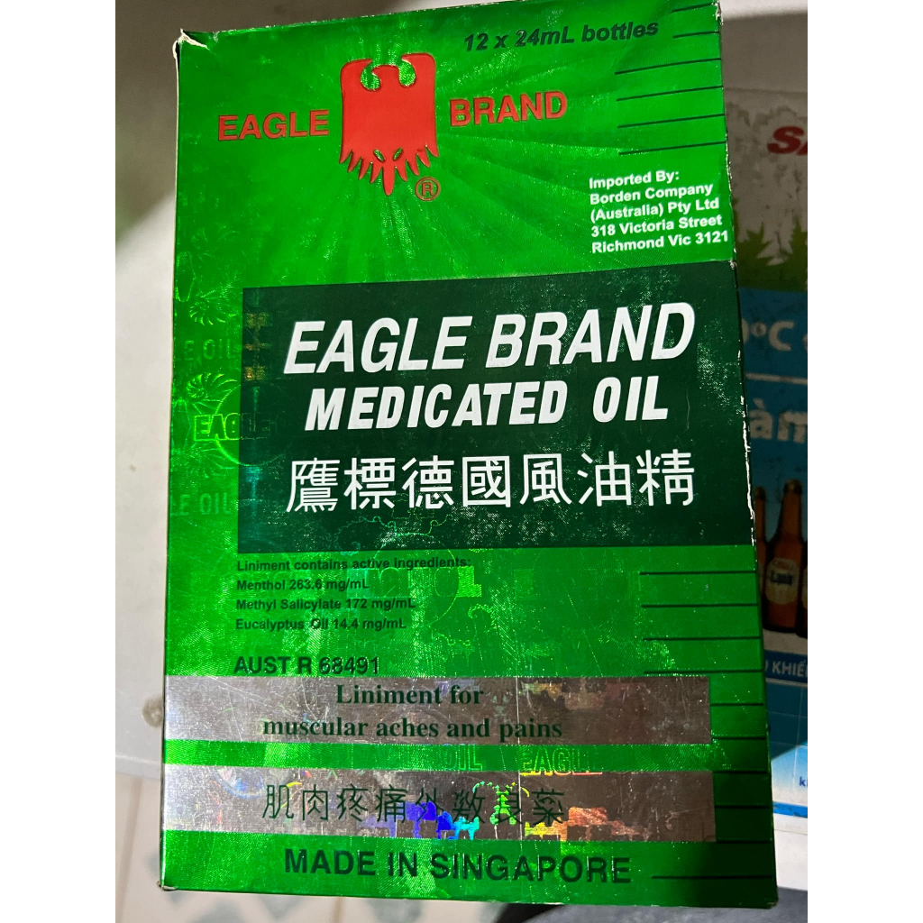 Dầu Gió Xanh Úc Eagle Brand - 24ml