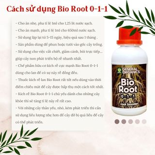 Phân bón hữu cơ kích rễ Bio Root chai 100ml (Vườn Sài Gòn)