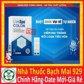 Livespo COLON - Bào tử lợi khuẩn cho người viêm đại tràng mẫu mới