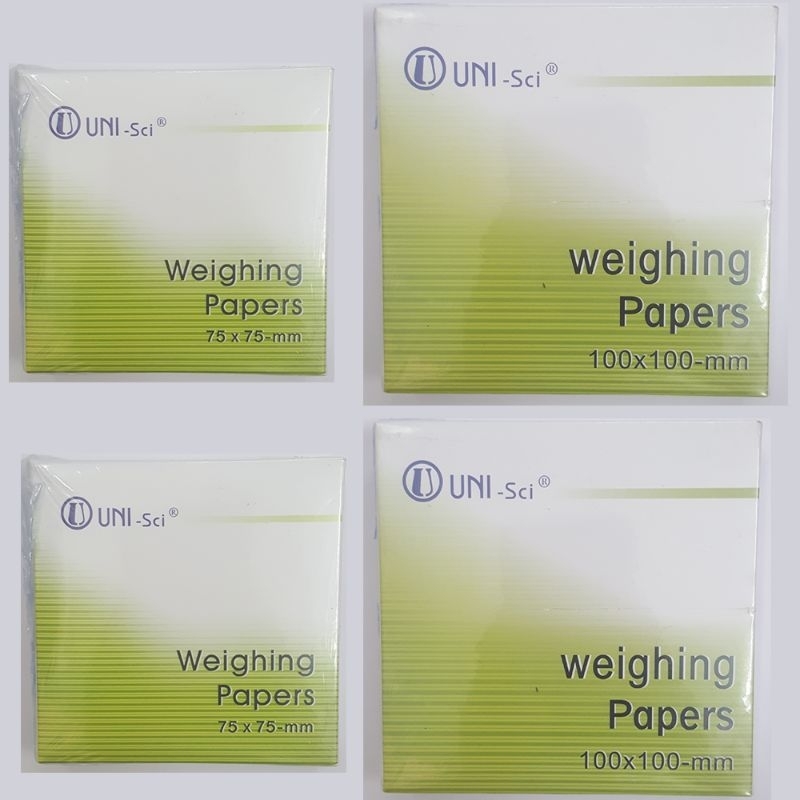Giấy cân mẫu Hộp 500 tờ 100x100, 75x75mm (Weighing Paper)