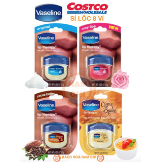 [MẪU MỚI NHẤT] Son Sáp Dưỡng Môi Mềm Mịn Vaseline Lip Therapy Original Rosy Lip Cacoa Butter Creme Brulee (7g) Chuẩn USA