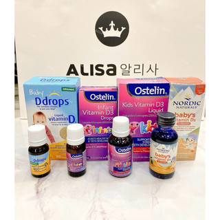 Tổng hợp các loại D3 & D3K2 cho bé - ALISA